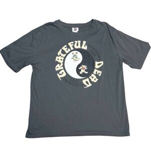 2023 GDP Grey Grateful Dead Yin Yang Dancing Bears Short Sleeve Crew Neck Tee L